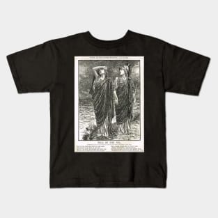 Titanic cartoon Punch April 1912 Kids T-Shirt